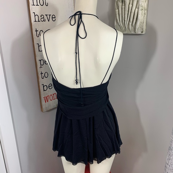Sandra Angelozzi black babydoll tank size small - Picture 4 of 9
